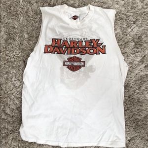 Vintage Harley Davidson muscle tee